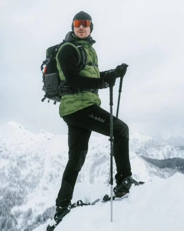 KILPI NUUK-M černé pánské outdoorové kalhoty