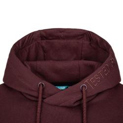 KILPI ODISEA-M Tmavo červená pánska mikina