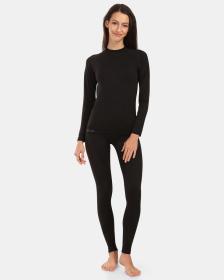 KILPI OLINE-W Černé dámské bezešvé termo kalhoty