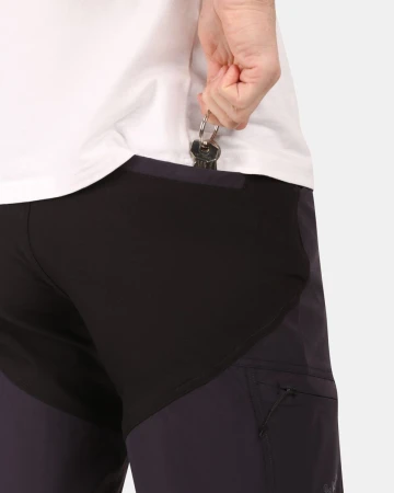 KILPI OLPRA-M Černé pánské 3/4 outdoorové kalhoty