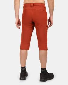 KILPI OLPRA-M Hnedé pánske 3/4 outdoorové nohavice