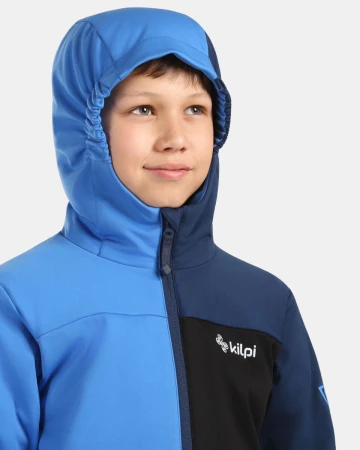 KILPI ONTAVIO-JB Tmavě modrá chlapecká softshellová bunda