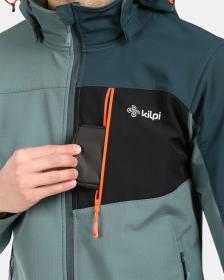 KILPI ONTAVIO-M Khaki pánská softshellová bunda