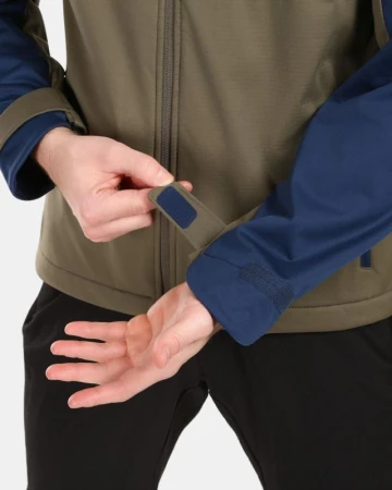 KILPI ONTAVIO-M Khaki pánská softshellová bunda