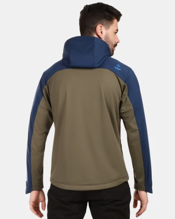 KILPI ONTAVIO-M Khaki pánská softshellová bunda