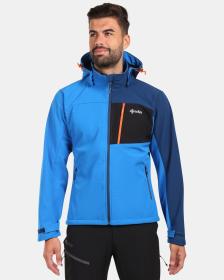 KILPI ONTAVIO-M Modrá pánska softshellová bunda