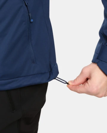 KILPI ONTAVIO-M Tmavě modrá pánská softshellová bunda