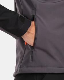 KILPI ONTAVIO-M Tmavě šedá pánská softshellová bunda