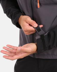 KILPI ONTAVIO-M Tmavě šedá pánská softshellová bunda