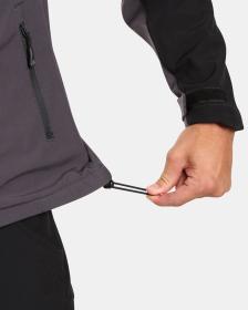 KILPI ONTAVIO-M Tmavě šedá pánská softshellová bunda