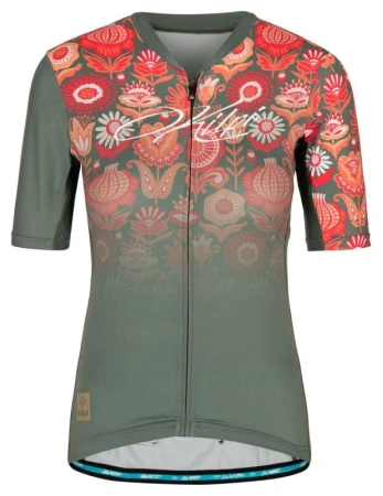 Kilpi ORETI-W khaki dámský cyklistický dres