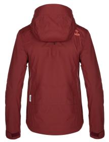 Kilpi ORLETI-W tmavě červená dámská outdoorová bunda