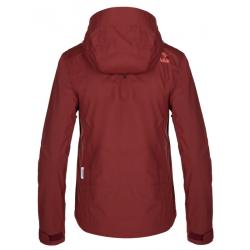 Kilpi ORLETI-W tmavě červená dámská outdoorová bunda