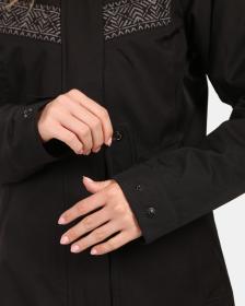 KILPI PERU-W Černý dámský zimní kabát