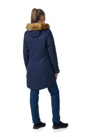 KILPI PERU-W Černý dámský zimní kabát