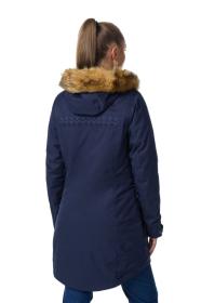 KILPI PERU-W Černý dámský zimní kabát