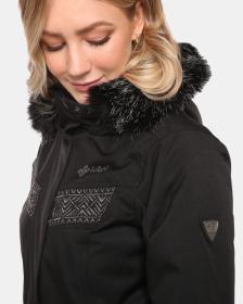KILPI PERU-W Čierny dámsky zimný kabát