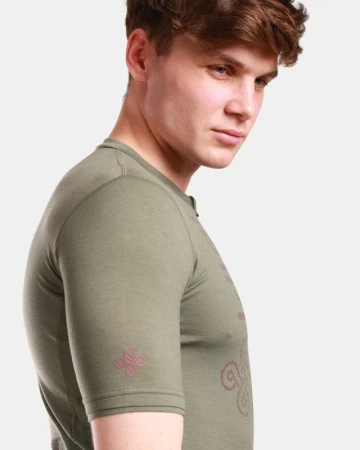 Kilpi PETRANA-M khaki pánský cyklistický dres