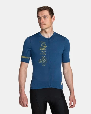 KILPI PETRANA-M Tmavě modrý pánský cyklistický dres + KILPI PRESSURE-M Černé pánské cyklistické šortky KILPI PETRANA-M Tmavě modrý pánský cyklistický dres + KILPI PRESSURE-M Černé pánské cyklistické šortky