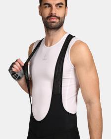 Kilpi PETRANA-M tmavě šedý merino cyklistický dres + KILPI RIDER-M Černé cyklistické kraťasy