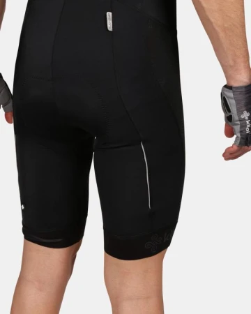 Kilpi PETRANA-M tmavě šedý merino cyklistický dres + KILPI RIDER-M Černé cyklistické kraťasy