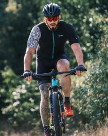 KILPI PICARD-M Černý cyklistický dres + Kilpi MURIA-M černé cyklistické kraťasy