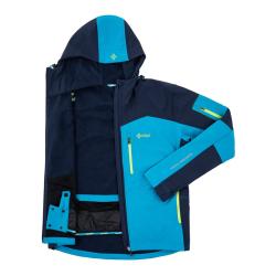 Kilpi PRESENA-M Tmavě šedá pánská softshell bunda