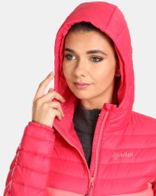 KILPI PYRAMIDEN-W Ružová dámska páperová bunda