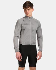 KILPI RAINAR-M Svetlo šedá pánska cyklistická bunda