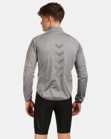 KILPI RAINAR-M Světle šedá pánská cyklistická bunda