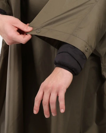 KILPI RAIT-U Khaki unisex pláštěnka