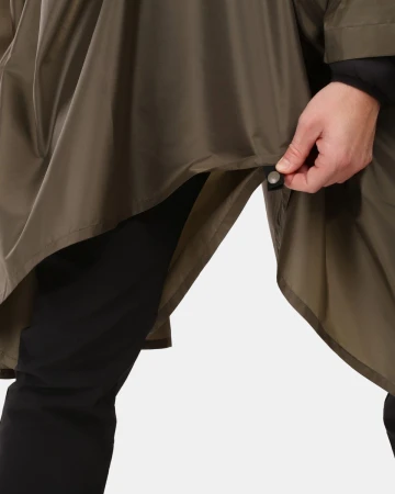 KILPI RAIT-U Khaki unisex pláštěnka