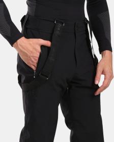 KILPI RAVEL-M Čierne pánske lyžiarske nohavice