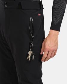 KILPI RAVEL-M Čierne pánske lyžiarske nohavice