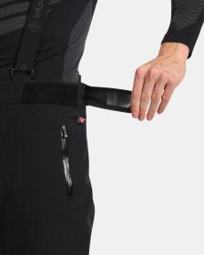 KILPI RAVEL-M Čierne pánske lyžiarske nohavice