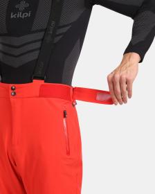 KILPI RAVEL-M Červené pánské lyžařské kalhoty