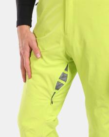 KILPI RAVEL-M Světle zelené pánské lyžařské kalhoty