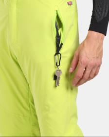 KILPI RAVEL-M Světle zelené pánské lyžařské kalhoty