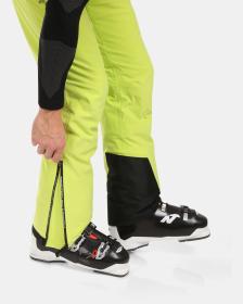 KILPI RAVEL-M Světle zelené pánské lyžařské kalhoty