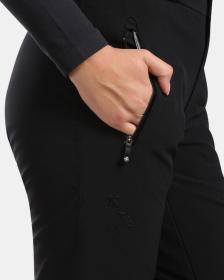 KILPI RAVEL-W Čierne dámske lyžiarske nohavice