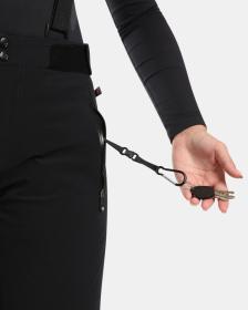 KILPI RAVEL-W Čierne dámske lyžiarske nohavice