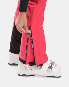 KILPI RAVEL-W Růžové dámské lyžařské kalhoty