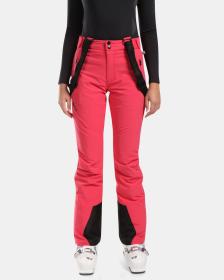 KILPI RAVEL-W Ružové dámske lyžiarske nohavice