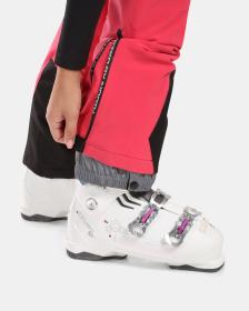 KILPI RAVEL-W Ružové dámske lyžiarske nohavice