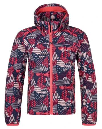 Kilpi RAVIA-J růžová dívčí softshell bunda Kilpi RAVIA-J růžová dívčí softshell bunda