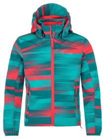 Kilpi RAVIA-J tyrkysová dievčenská softshellová bunda Kilpi RAVIA-J tyrkysová dievčenská softshellová bunda