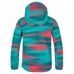 Kilpi RAVIA-J tyrkysová dívčí softshellová bunda