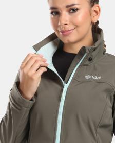 KILPI RAVIA-W Tmavozelená dámska softshellová bunda