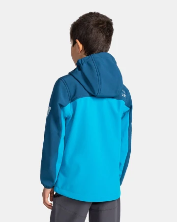 KILPI RAVIO-J Modrá chlapecká softshellová bunda