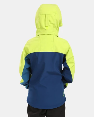 KILPI RAVIO-J Tmavě modrá dětská softshellová bunda